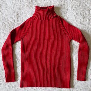 Red Banana Republic Knit Turtleneck Sweater